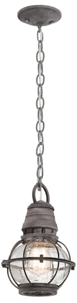 Kichler loft vintage kültéri függeszték bridgepoint antik cink elskl-bridgepoint8s IP44