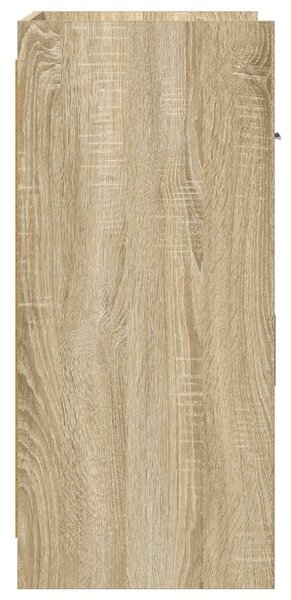 VidaXL Széf Sonoma Tölgy 75 x 36 x 80 cm Szerelt Fa