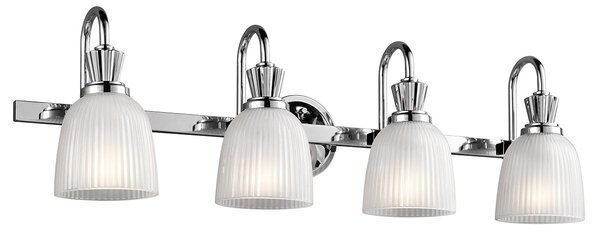 Kichler klasszikus fali lámpa cora króm elskl-cora4-bath IP44