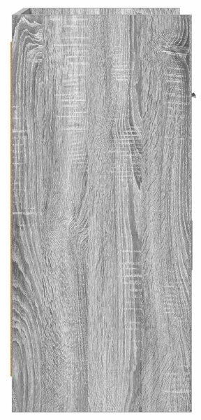 VidaXL Széf Szürke Sonoma 75 x 36 x 80 cm Szerelt Fa