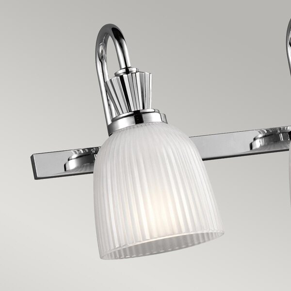 Kichler klasszikus fali lámpa cora króm elskl-cora4-bath IP44