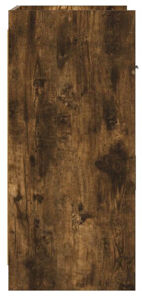 VidaXL Széf Füstös Tölgy 75 x 36 x 80 cm Szerelt Fa
