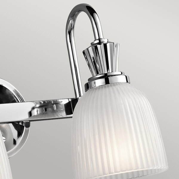Kichler klasszikus fali lámpa cora króm elskl-cora2-bath IP44