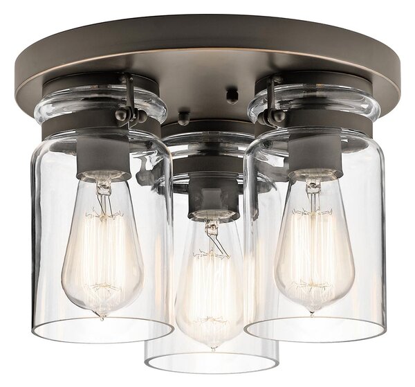 Kichler klasszikus modern vintage mennyezeti lámpa brinley antik bronz elskl-brinley-f-oz