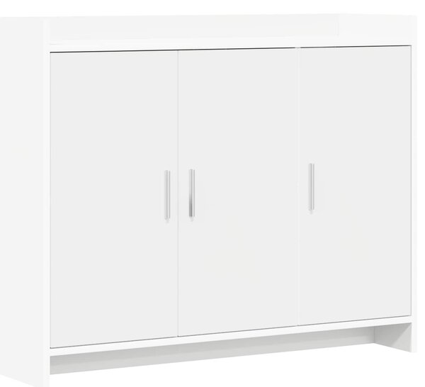 VidaXL Széf Fehér 98,5 x 33 x 80 cm Szerelt Fa