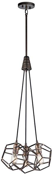 Kichler modern vintage függeszték rocklyn barna elskl-rocklyn3-rs