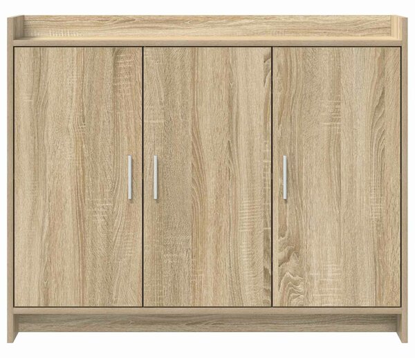 VidaXL Széf Sonoma Tölgy 98,5 x 33 x 80 cm Szerelt Fa
