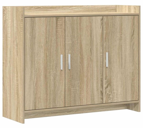 VidaXL Széf Sonoma Tölgy 98,5 x 33 x 80 cm Szerelt Fa