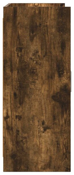 VidaXL Széf Füstös Tölgy 98,5 x 33 x 80 cm Szerelt Fa