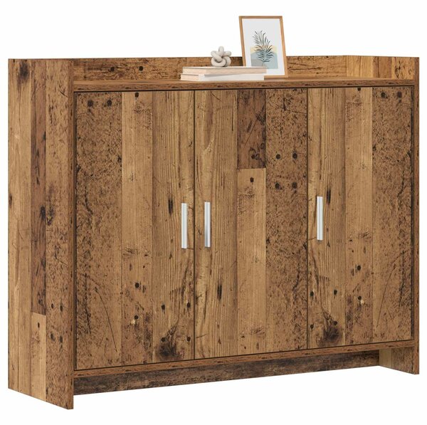 VidaXL Széf Antik Fa 98,5 x 33 x 80 cm Szerelt Fa