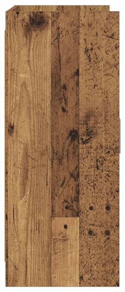 VidaXL Széf Antik Fa 98,5 x 33 x 80 cm Szerelt Fa
