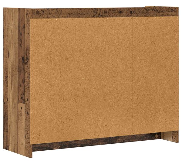 VidaXL Széf Antik Fa 98,5 x 33 x 80 cm Szerelt Fa