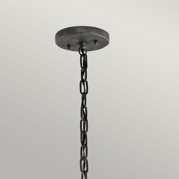 Kichler klasszikus vintage kültéri függeszték halleron szürke elskl-halleron-8m IP44