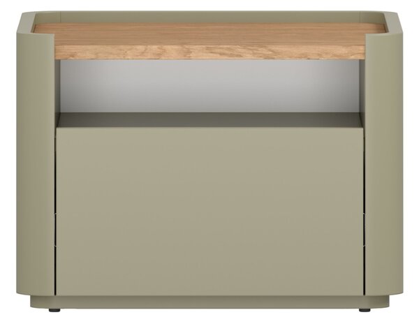 Elivo éjjeliszekrény 50 cm fiókkal - eukaliptusz / baltic dune tölgy