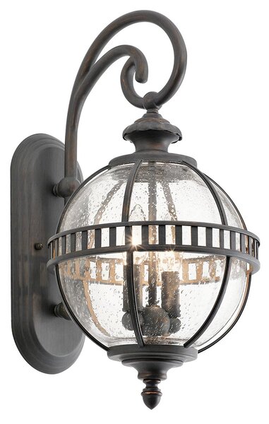 Kichler klasszikus vintage kültéri fali lámpa halleron barna elskl-halleron-2s IP44