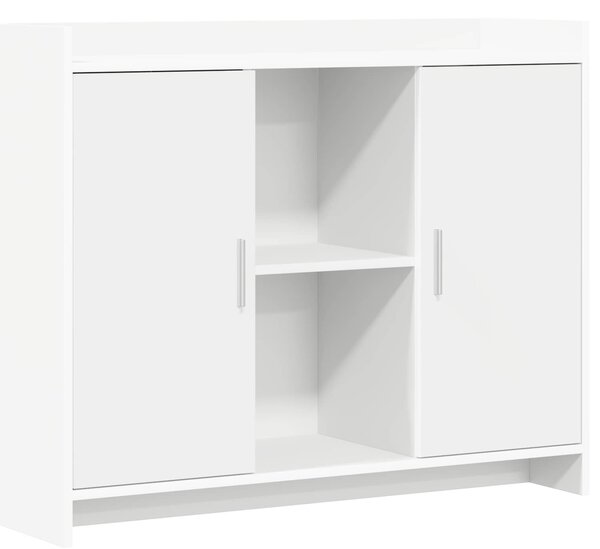 VidaXL Széf Fehér 98,5 x 33 x 80 cm Szerelt Fa