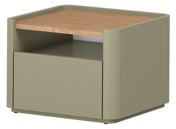 Elivo éjjeliszekrény 50 cm fiókkal - eukaliptusz / baltic dune tölgy