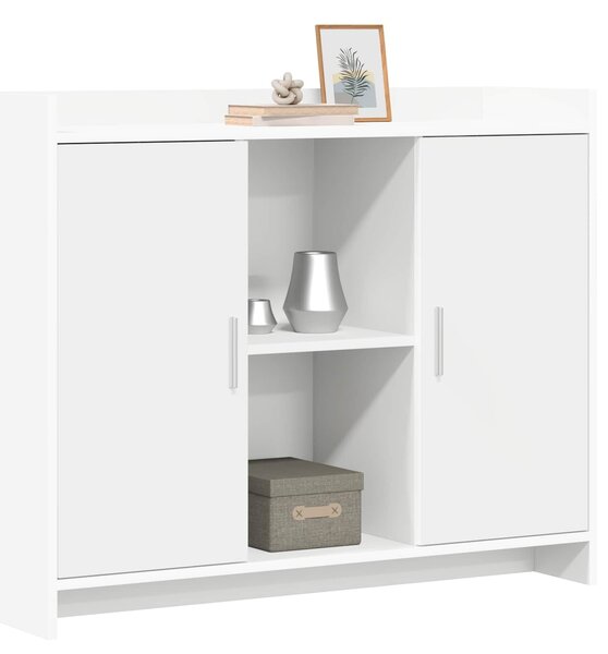VidaXL Széf Fehér 98,5 x 33 x 80 cm Szerelt Fa