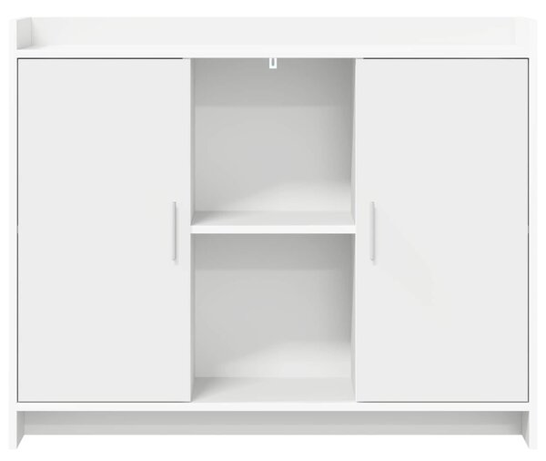 VidaXL Széf Fehér 98,5 x 33 x 80 cm Szerelt Fa