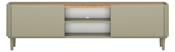 Elivo TV állvány 170 cm fém lábakon - eukaliptusz / baltic dune tölgy
