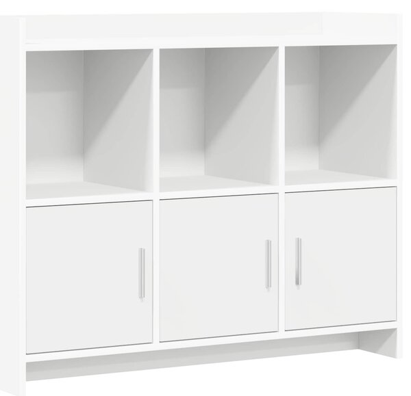 VidaXL Széf Fehér 98,5 x 33 x 80 cm Szerelt Fa