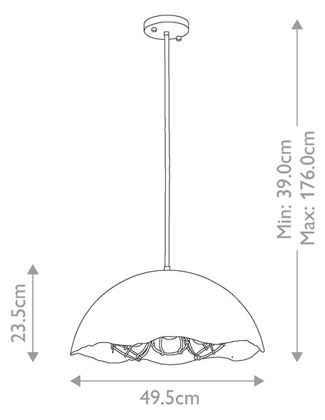 Kichler loft függeszték fracture grafit elskl-fracture-p-m