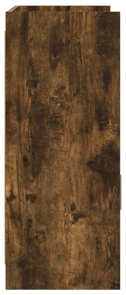 VidaXL Széf Füstös Tölgy 98,5 x 33 x 80 cm Szerelt Fa
