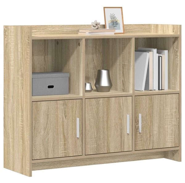 VidaXL Széf Sonoma Tölgy 98,5 x 33 x 80 cm Szerelt Fa