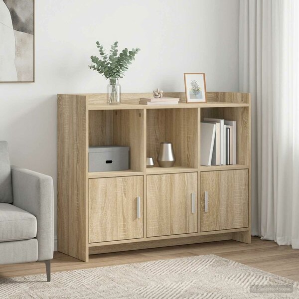 VidaXL Széf Sonoma Tölgy 98,5 x 33 x 80 cm Szerelt Fa