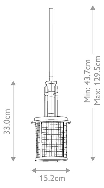 Kichler loft függeszték ahrendale antik ezüst elskl-ahrendale-mp