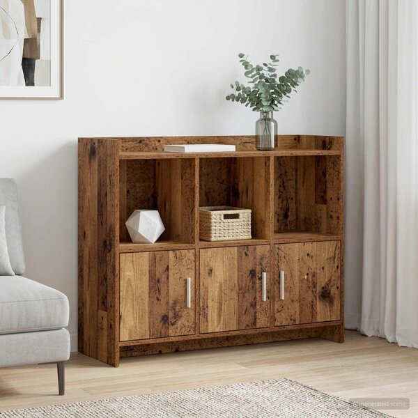 VidaXL Széf Antik Fa 98,5 x 33 x 80 cm Szerelt Fa