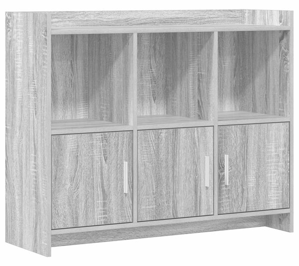 VidaXL Széf Szürke Sonoma 98,5 x 33 x 80 cm Szerelt Fa
