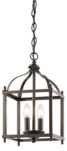 Kichler klasszikus modern vintage függeszték larkin barna elskl-larkin-p-s-oz