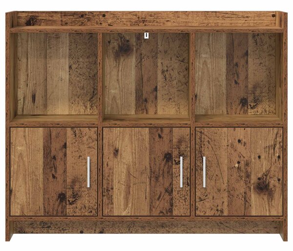 VidaXL Széf Antik Fa 98,5 x 33 x 80 cm Szerelt Fa