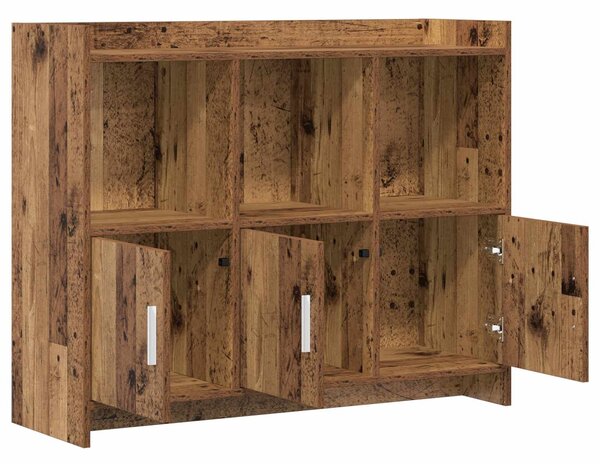 VidaXL Széf Antik Fa 98,5 x 33 x 80 cm Szerelt Fa