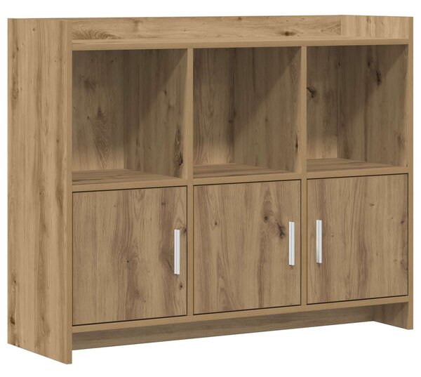 VidaXL Széf Kézműves Tölgy 98,5 x 33 x 80 cm Szerelt Fa