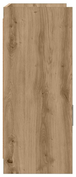 VidaXL Széf Kézműves Tölgy 98,5 x 33 x 80 cm Szerelt Fa