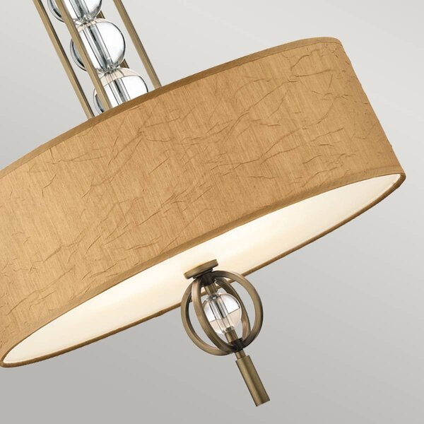 Kichler klasszikus függeszték celestial antik bronz bézs elskl-celestial-3p