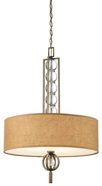 Kichler klasszikus függeszték celestial antik bronz bézs elskl-celestial-3p