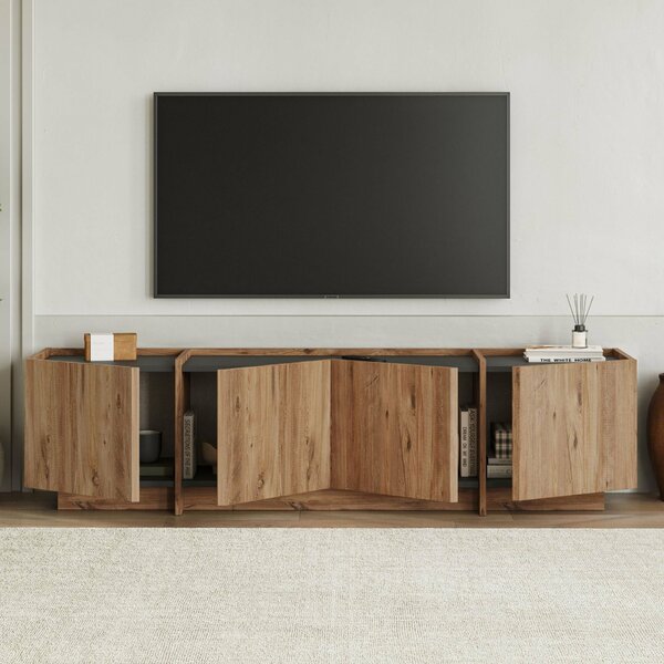Lowen TV Állvány – Atlantic Pine & Antracit