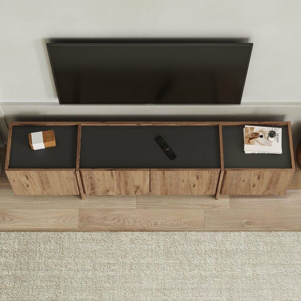 Lowen TV Állvány – Atlantic Pine & Antracit