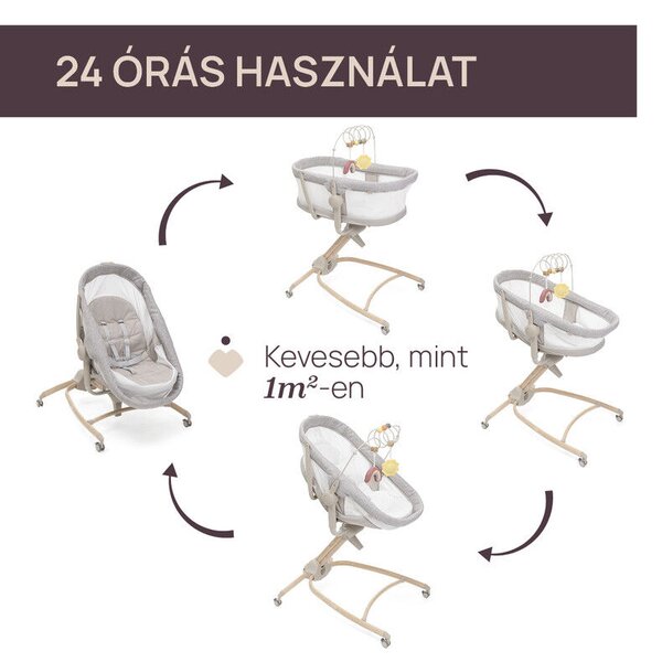 Baby Hug Armonia bölcső - asztali szék 0 - 15 kg, 0- 36 hó