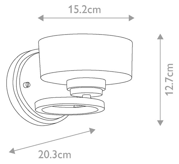 Kichler modern fali lámpa aleeka ezüst elskl-aleeka1