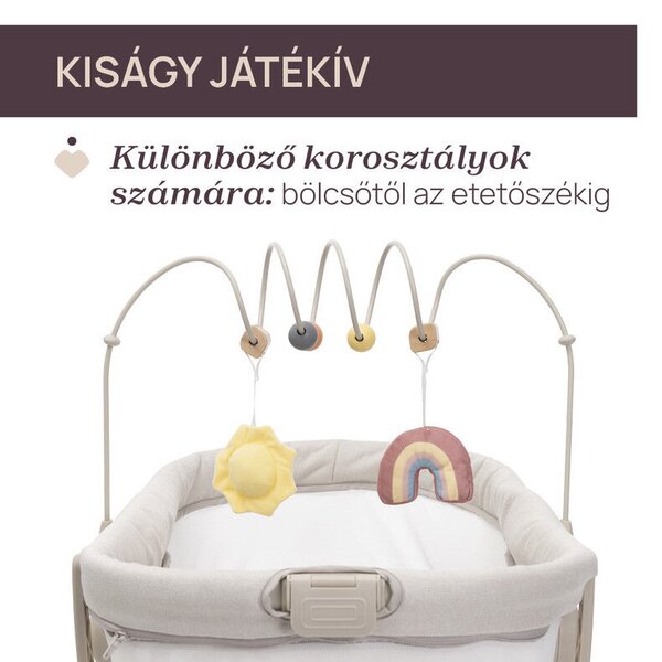 Baby Hug Armonia 4in1 bölcső-asztali szék 0 - 15 kg, 0- 36 hó