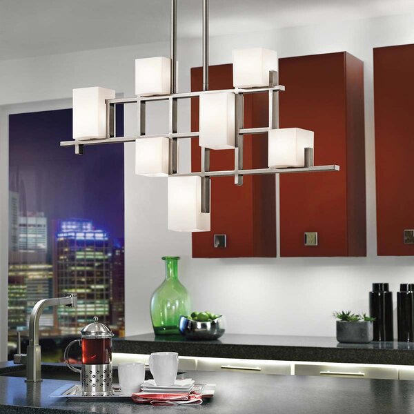 Kichler modern csillár city lights fehér nikkel elskl-city-lights7b