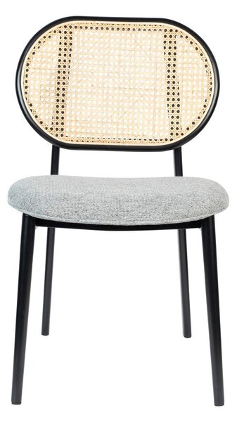Szürke rattan étkezőszék Spike - Zuiver