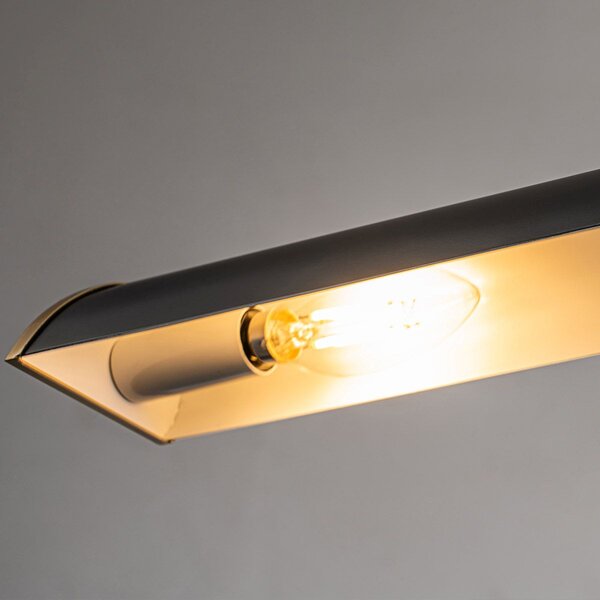 Elstead lighting klasszikus falikép világítás winchfield matt fekete sárgaréz elswinchfieldplmabmb