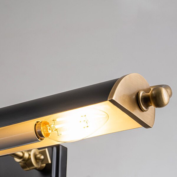 Elstead lighting klasszikus falikép világítás winchfield matt fekete sárgaréz elswinchfieldpllabmb