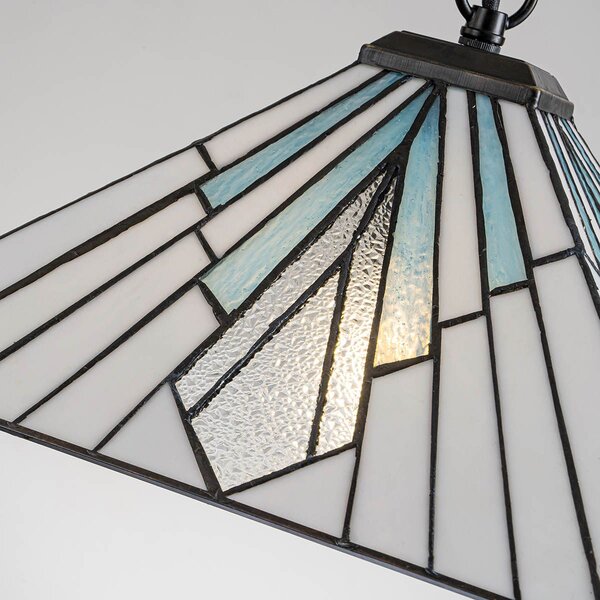 Elstead lighting klasszikus tiffany függeszték alderley barna sokszínű elstf-alderley-p