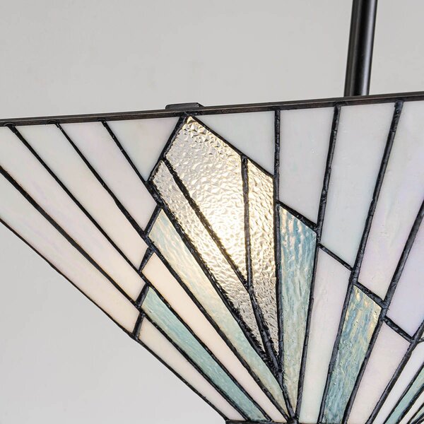 Kichler klasszikus tiffany függeszték alderley barna sokszínű elstf-alderley-f-p